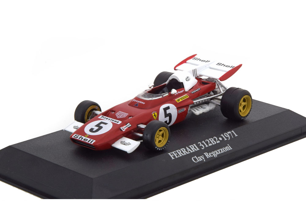 FERRARI 312B2 #5 CLAY REGAZZONI "SCUDERIA FERRARI" 7 МЕСТО 1971