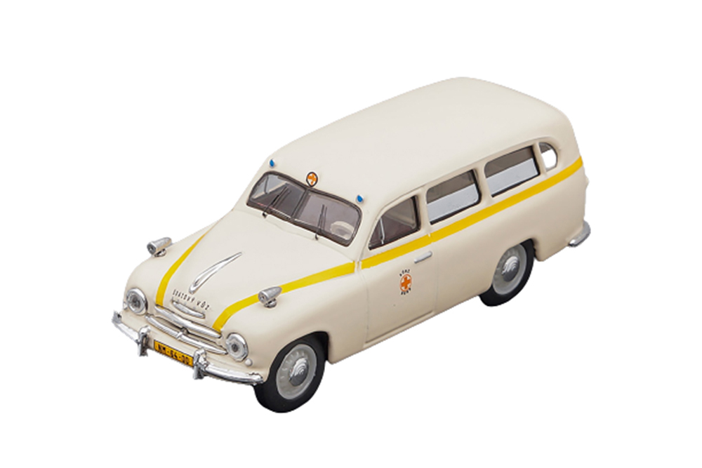SKODA 1201 1956  SANITKA ZACHRANKA BEIGE / SKODA 1201 1956 САНИТКА ЗАЧКАНКА БЕЖЕВАЯ