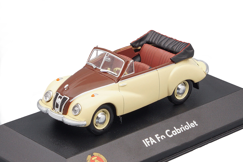 IFA F9 CABRIOLET 1952 BEIGE/MAROON