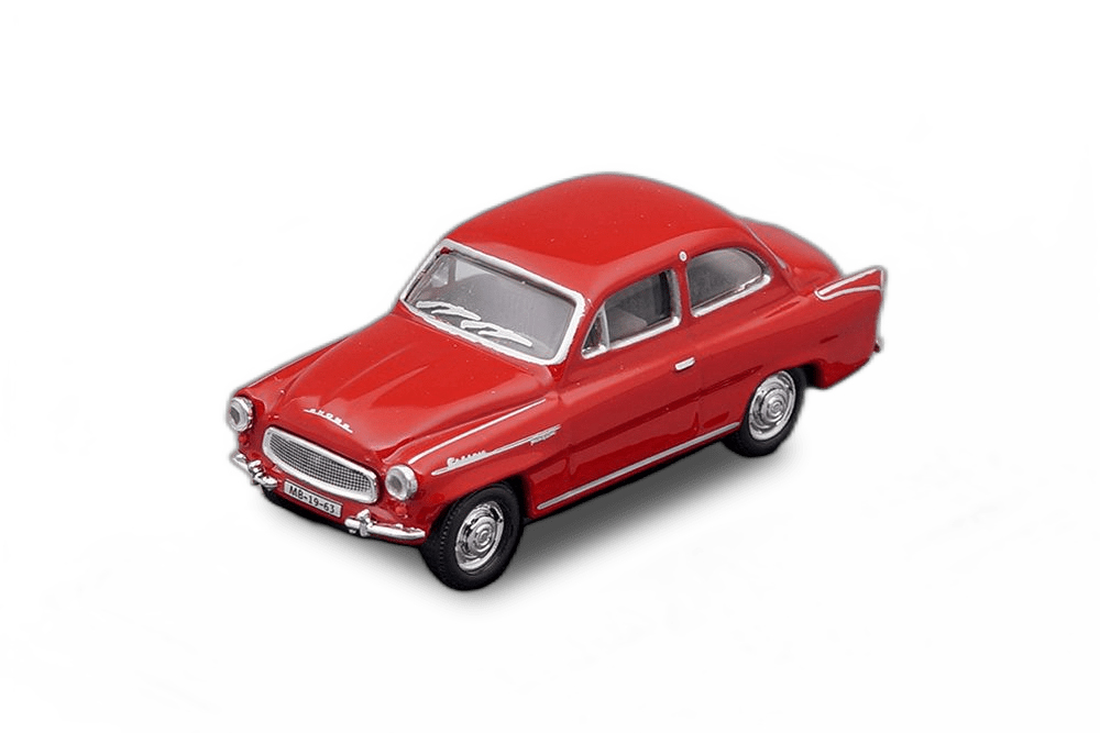 SKODA OCTAVIA (1963) CERVENA TMAVA