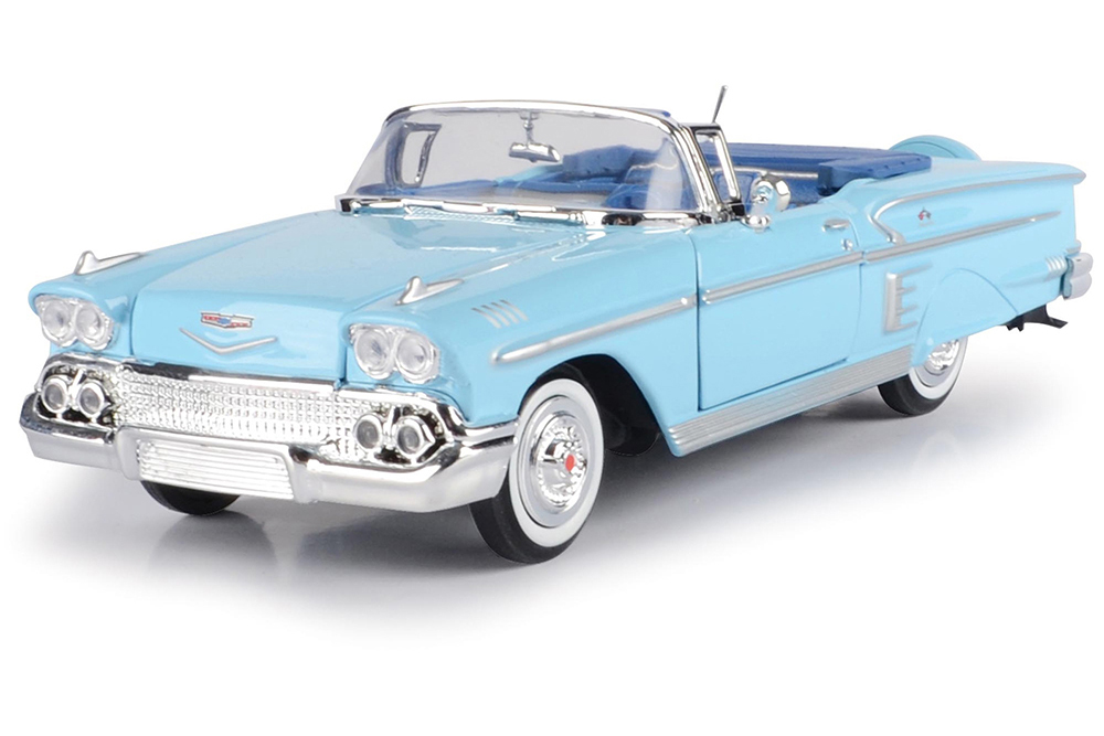 CHEVROLET IMPALA CABRIOLET 1958 LIGHT BLUE / ШЕВРОЛЕ ИМПАЛА ГОЛУБОЙ