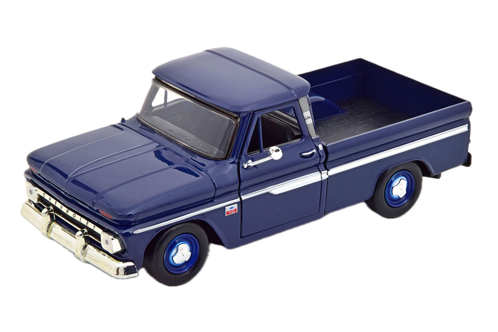 CHEVROLET C10 FLEETSIDE PICKUP 1966 DARKBLUE