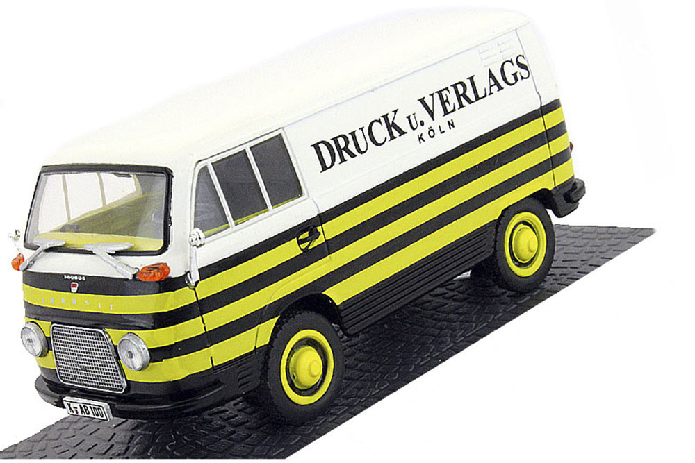 FORD FK 1000 DRUCK U VERLAGS COLOGNE 1956 WHITE YELLOW GREEN