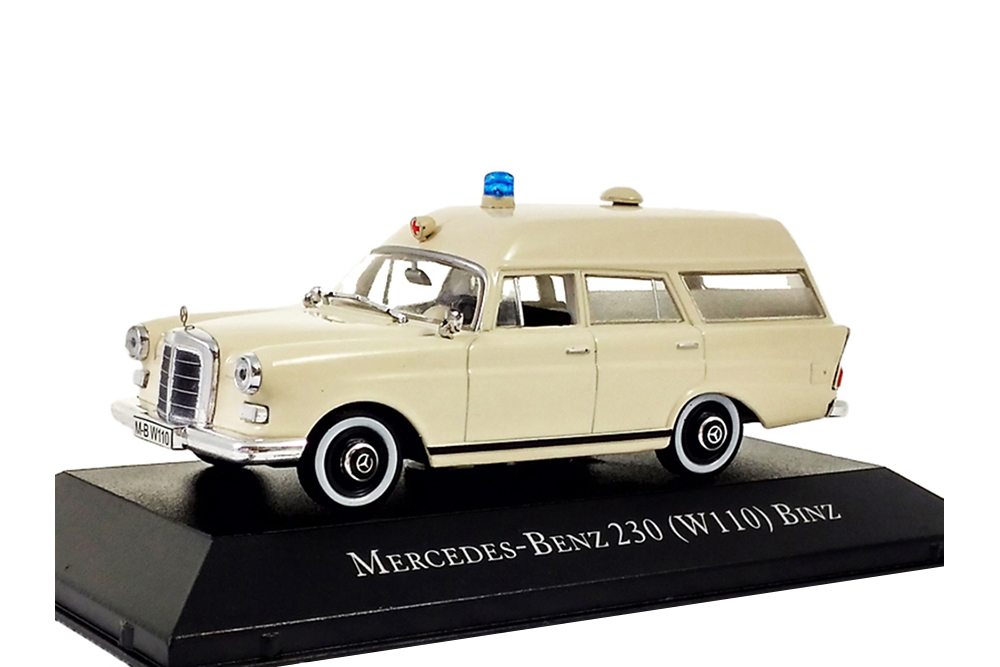 MERCEDES W110 230 BINZ AMBULANCE 1967 BEIGE