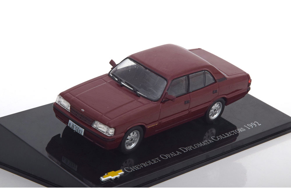 CHEVROLET OPALA DIPLOMATA COLLECTORS 1992 DARK RED