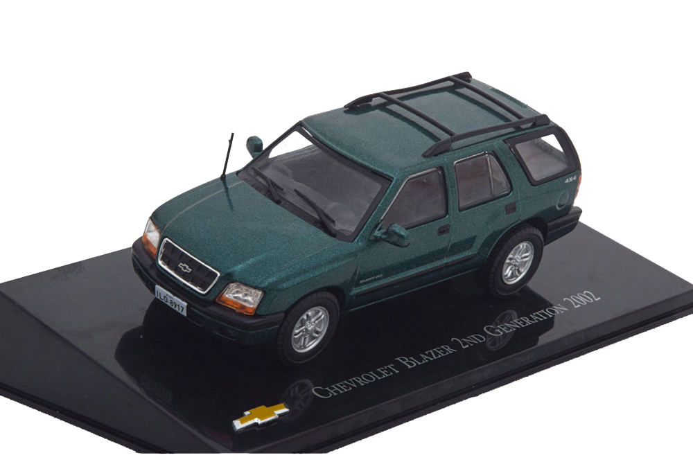 CHEVROLET BLAZER 2ND GENERATION 2002 GREEN METALLIC