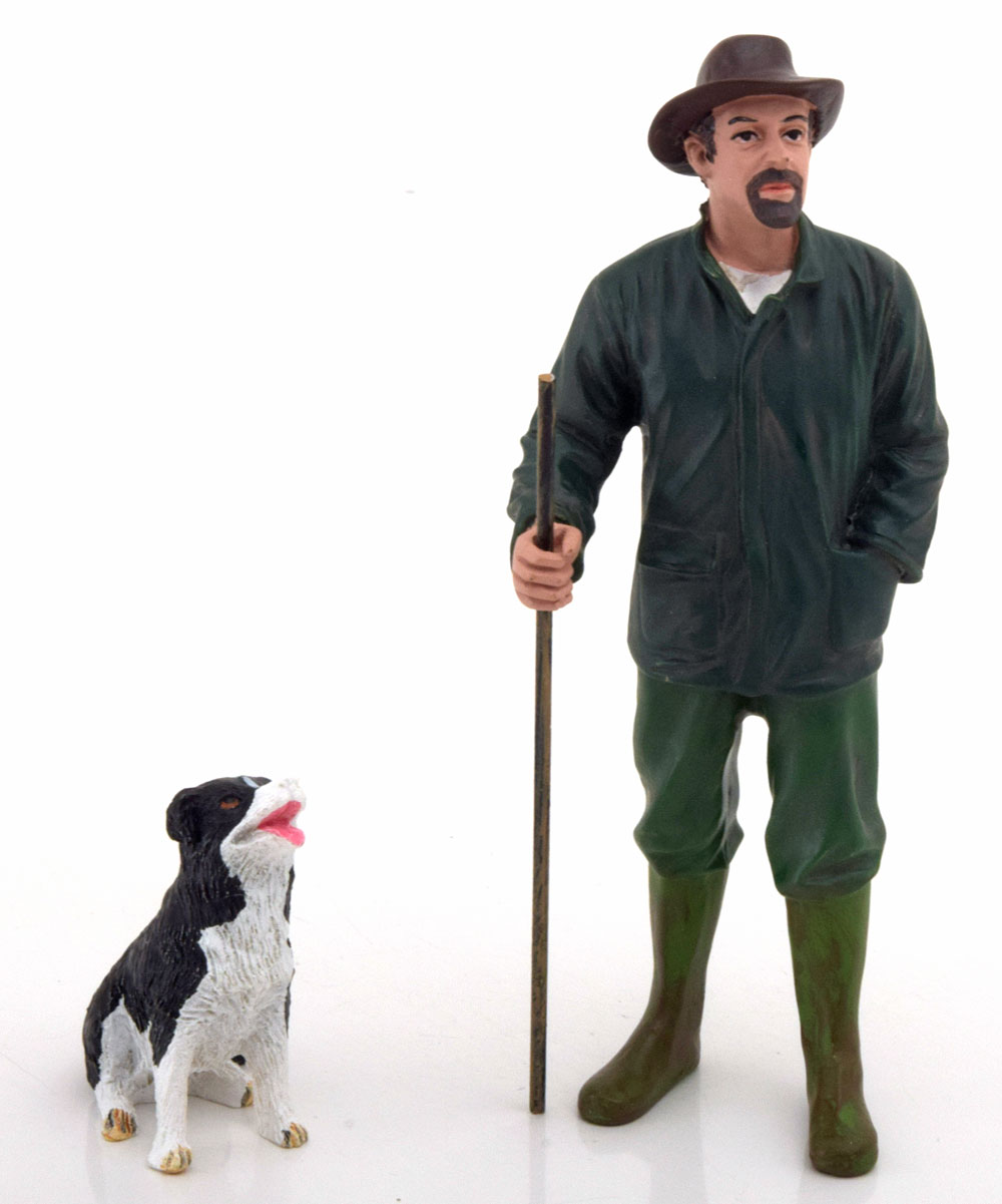 МОДЕЛЬ ФИГУРКИ KUNDE PATRICK MIT HUND MATERIAL