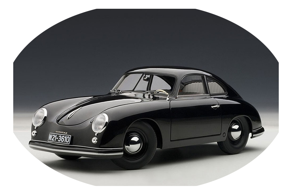 PORSCHE 356 COUPE "FERDINAND" 1950 / ПОРШЕ ФЕРДИНАНД ЧЕРНЫЙ