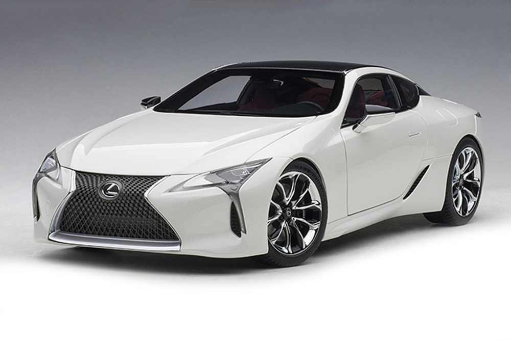 LEXUS LC 500 F 2019 WHITE METALLIC/DARK ROSE INTERIOR