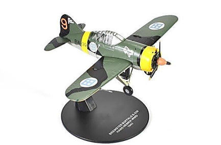 BREWSTER B-239 "BUFFALO" HANS HENRIK WIND ВВС ФИНЛЯНДИИ (75 ПОБЕД) 1943