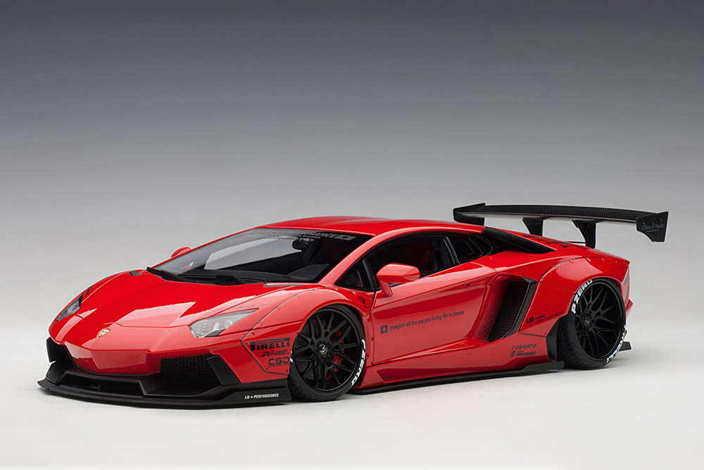 LAMBORGHINI AVENTADOR LB-WORKS 2015 RED