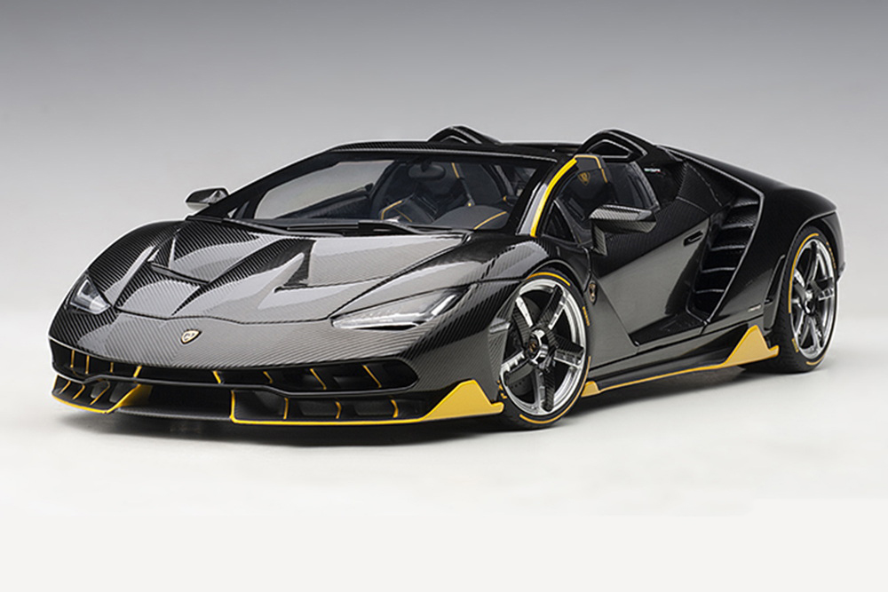 LAMBORGHINI CENTENARIO ROADSTER 2016 CLEAR CARBON/YELLOW ACCENTS