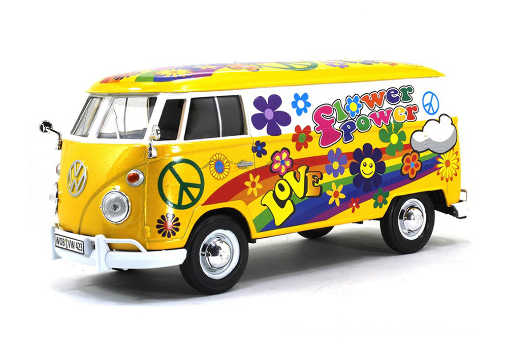 VW VOLKSWAGEN T1 TYPE 2 1961 VAN FLOWER POWER / ФОЛЬКСВАГЕН СИЛА ЦВЕТОВ