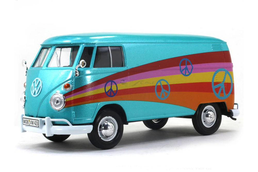VW VOLKSWAGEN T1 TYPE 2 1961 PEACE VAN / ФОЛЬКСВАГЕН ПАЦИФИСТ