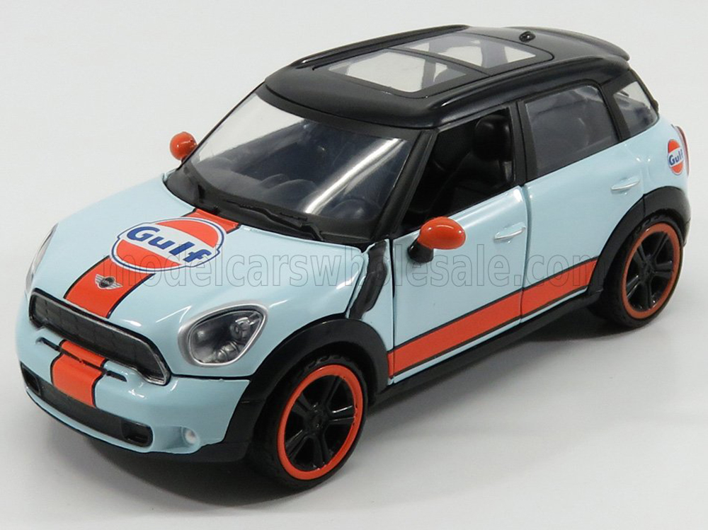 MINI COOPER S COUNTRYMAN GULF 2010, LIGHT BLUE ORANGE