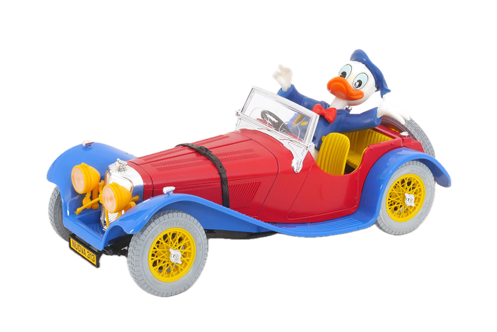JAGUAR SS 100 WALT DISNEY RED BLUE YELLOW