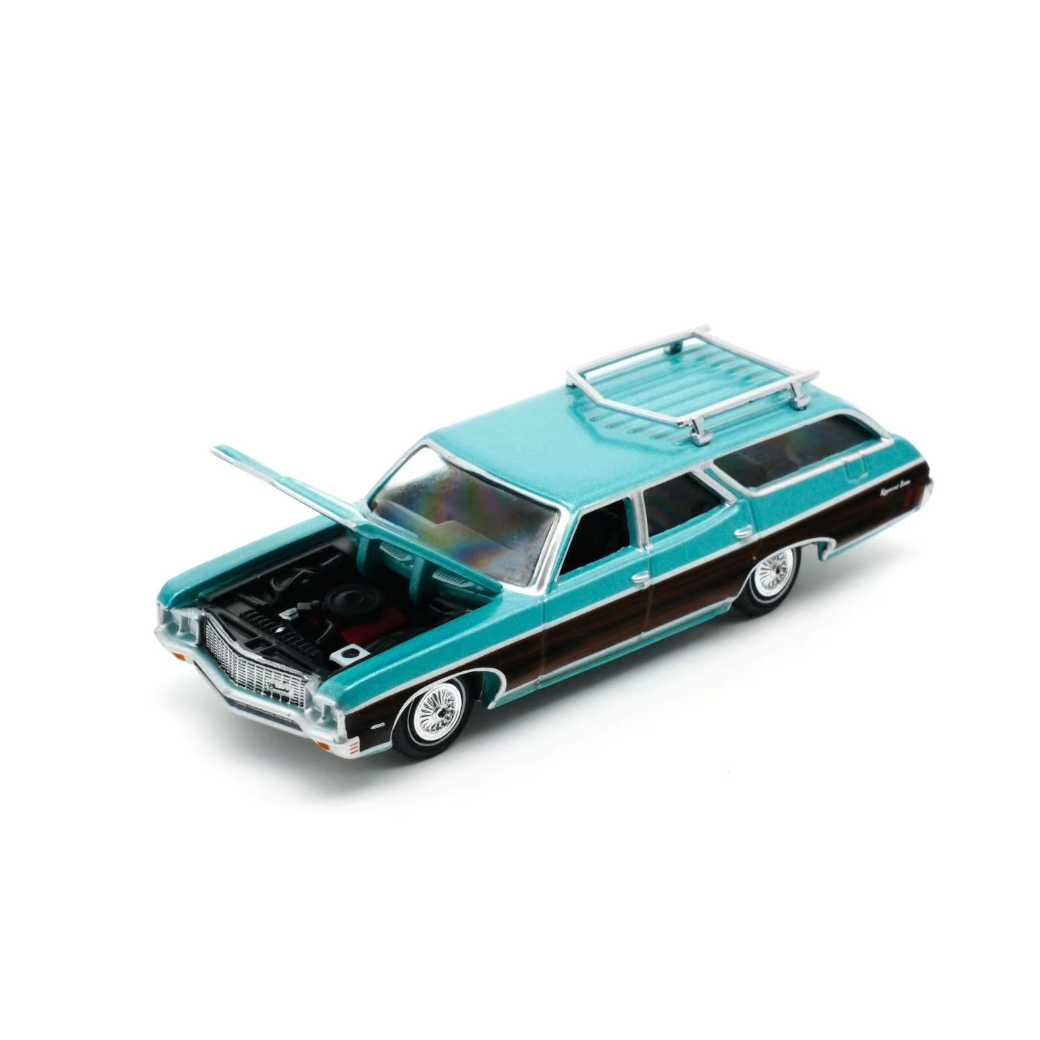 CHEVROLET KINGSWOOD ESTATE WAGON 1970, MISTY TURQUOISE METALLIC (ДЛИНА МОДЕЛИ 6-10 СМ)