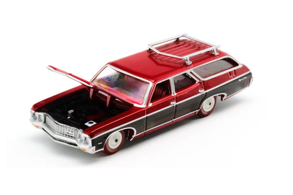 CHEVROLET KINGSWOOD ESTATE WAGON 1970, CRANBERRY RED (ДЛИНА МОДЕЛИ 6-10 СМ)