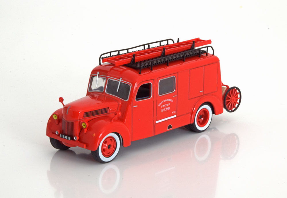 FORD FIN TUBINCENDIE FIRE ENGINE HAUT-RHIN RED