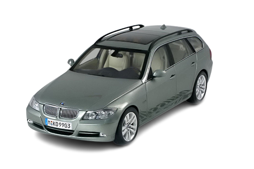 BMW E91 330I TOURING 2005 OLIVE GREEN