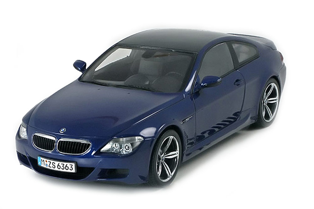 BMW E63 M6 COUPE 2005 BLUE