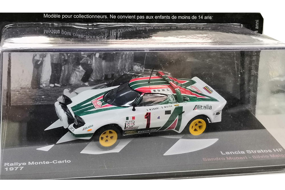 LANCIA STRATOS HF RALLY MONTE-CARLO 1977 WINNER S.MUNARI/S.MAIGA #1