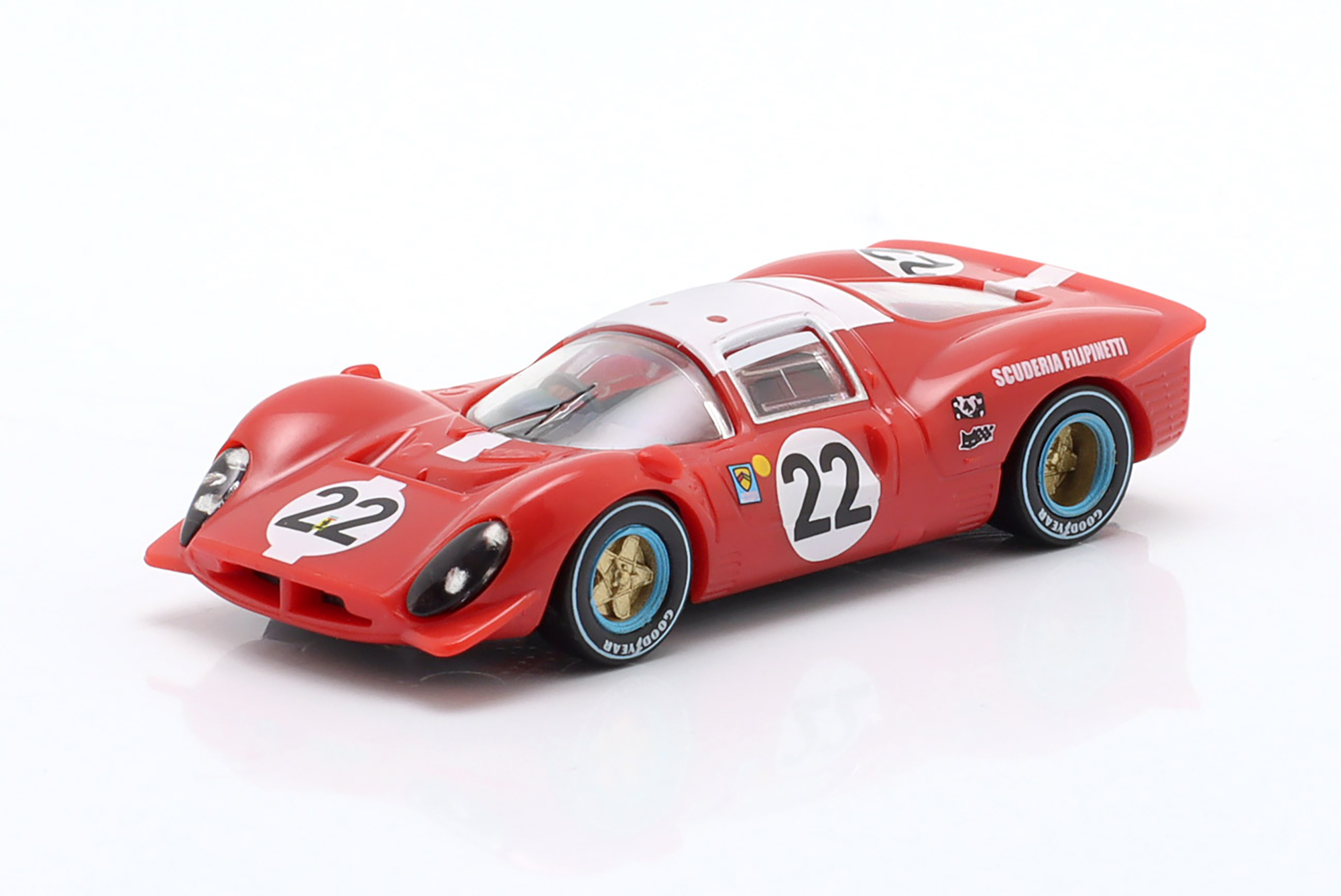 FERRARI 412P #22 24H LE MANS 1967 GUICHET, MÜLLER VIKING / ФЕРРАРИ 412P 24 ЧАСА ЛЕ-МАН ГУИЧЕТ МУЛЛЕР ВИКИНГ