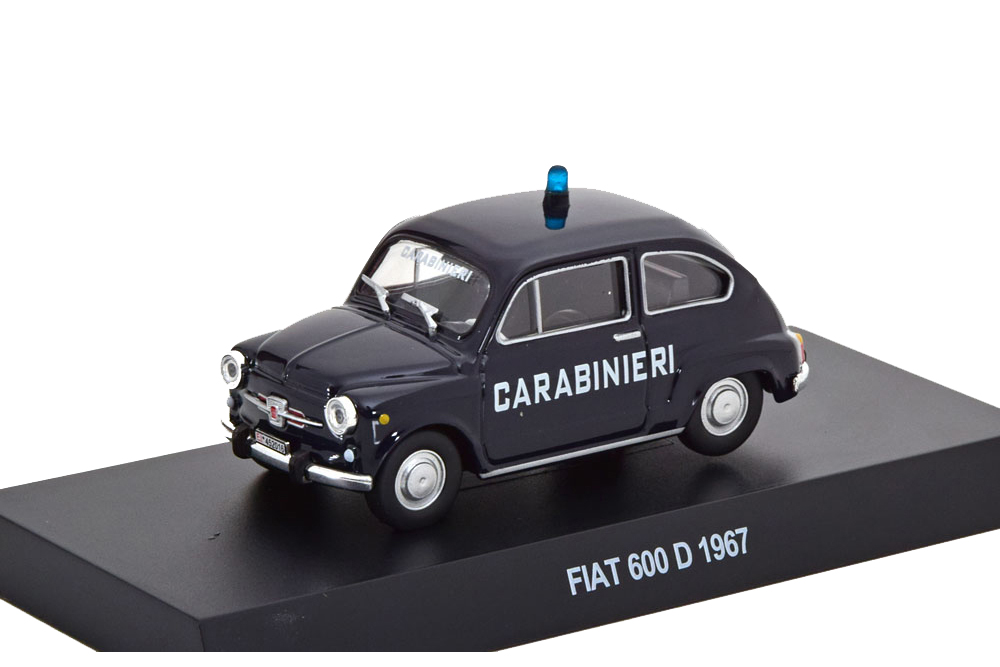 FIAT 600 D CARABINIERI 1967 DARK BLUE