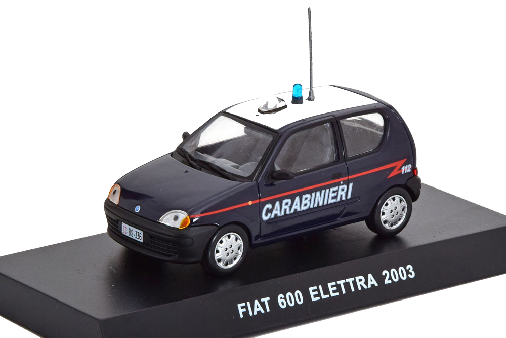 FIAT 600 ELETTRA CARABINIERI 2003 DARK BLUE