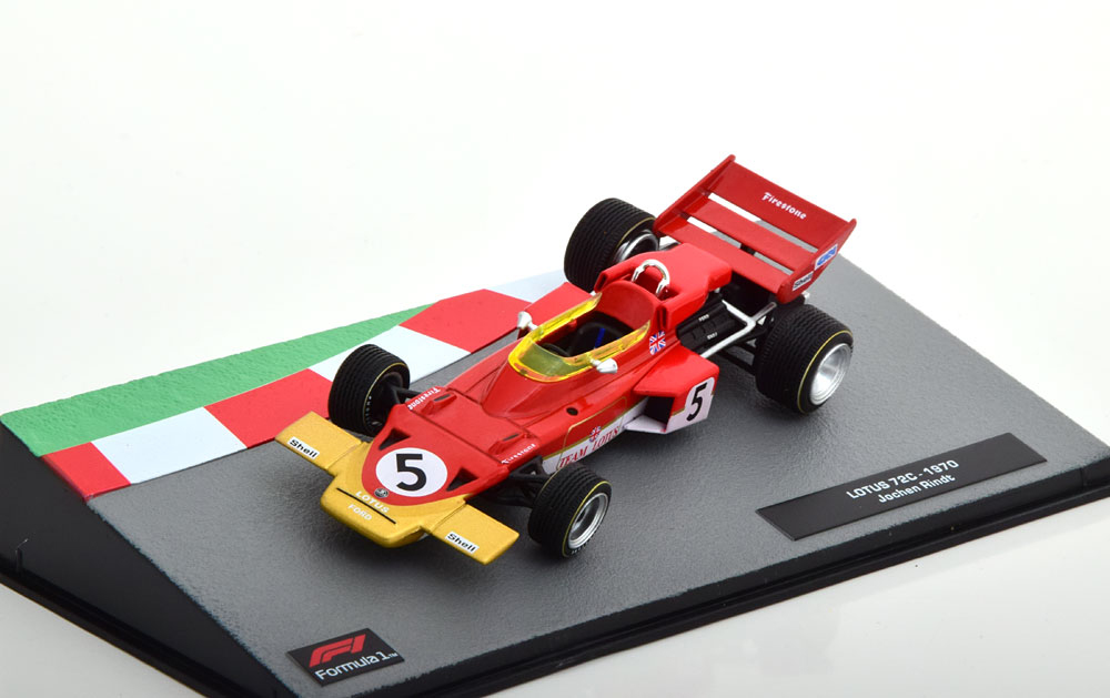 LOTUS 72C BRITISH GP 1970 WINNER WORLD CHAMPION J.RINDT #5