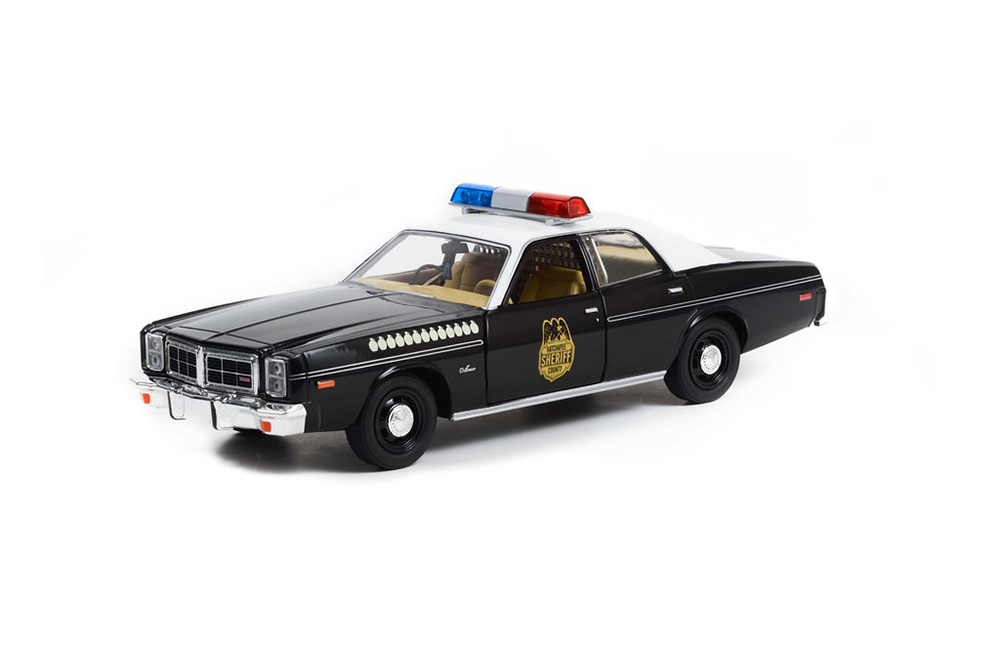 DODGE MONACO HATCHAPEE COUNTY SHERIFF 1977 BLACK-WHITE ROOF