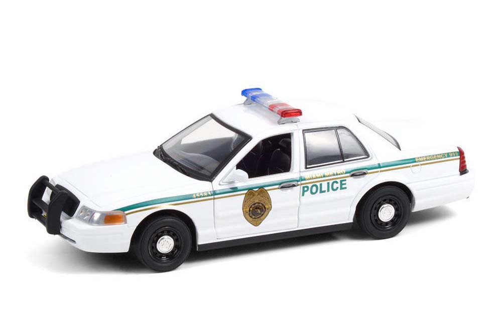 FORD CROWN VICTORIA POLICE INTERCEPTOR "MIAMI METRO POLICE DEPARTMENT" 2001 (ИЗ Т/C "ДЕКСТЕР")