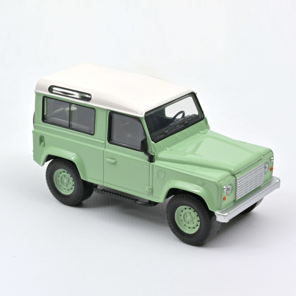 LAND ROVER DEFENDER 90 (1995), LIGHT GREEN WHITE