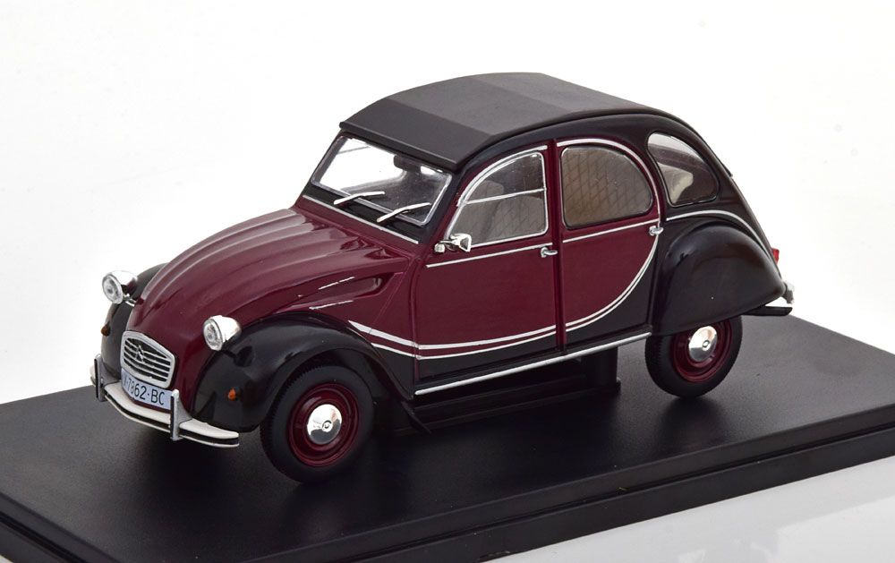 CITROEN 2 CV CHARLESTON 1982 DARK RED BLACK