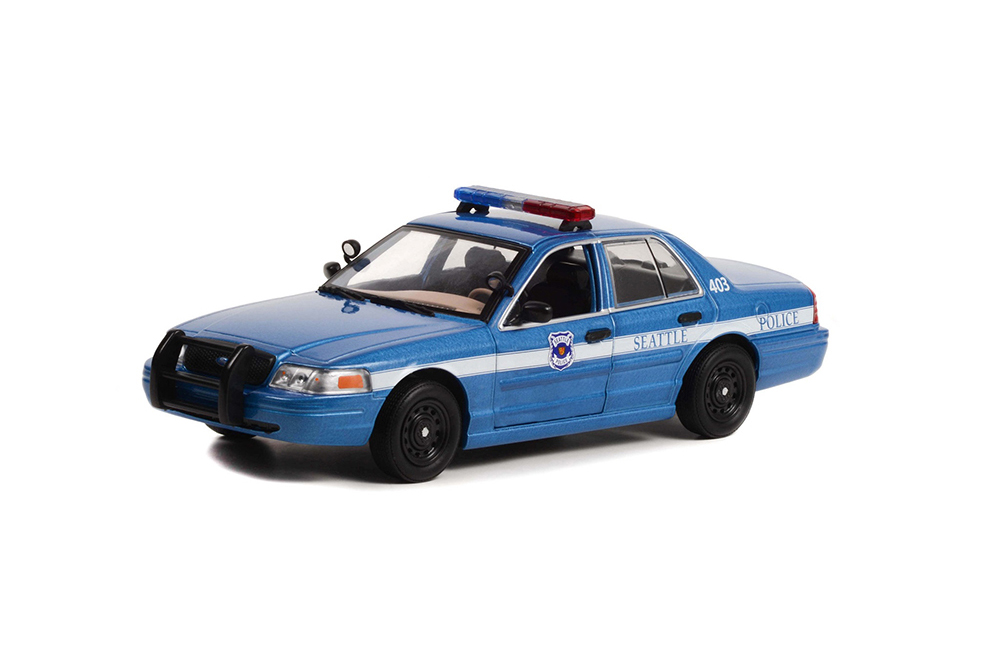FORD CROWN VICTORIA POLICE INTERCEPTOR "SEATTLE POLICE WASHINGTON" 2001