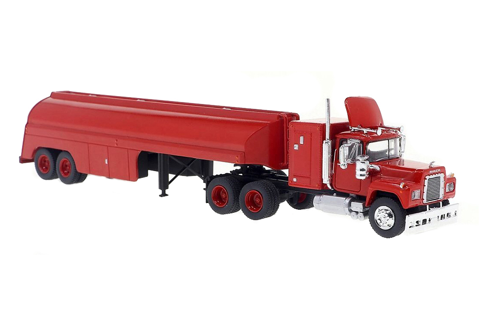 MACK RS 700 KO-SZ 1966, RED (ДЛИНА МОДЕЛИ 3-5 СМ)