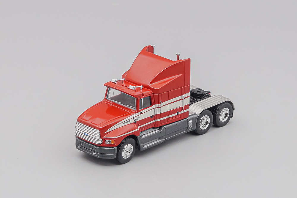 FORD AEROMAX 1990, DARK RED/BEIGE (ДЛИНА МОДЕЛИ 3-5 СМ)