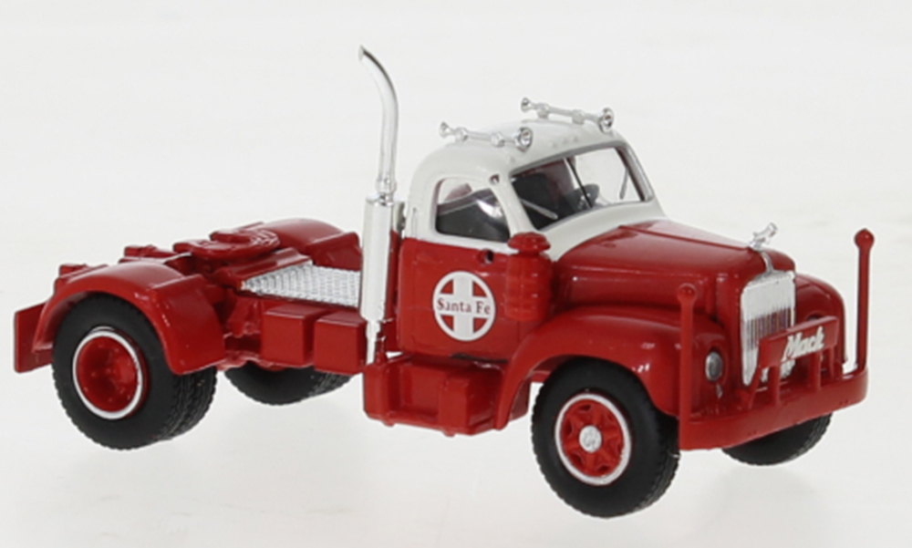 MACK B 61 1953, RED/WHITE (ДЛИНА МОДЕЛИ 3-5 СМ)