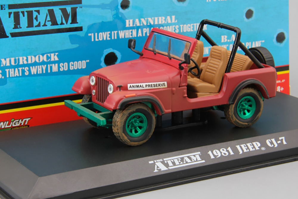 JEEP CJ-7 4Х4 1981 (ИЗ ТЕЛЕСЕРИАЛА 'КОМАНДА А") (GREENLIGHT!)