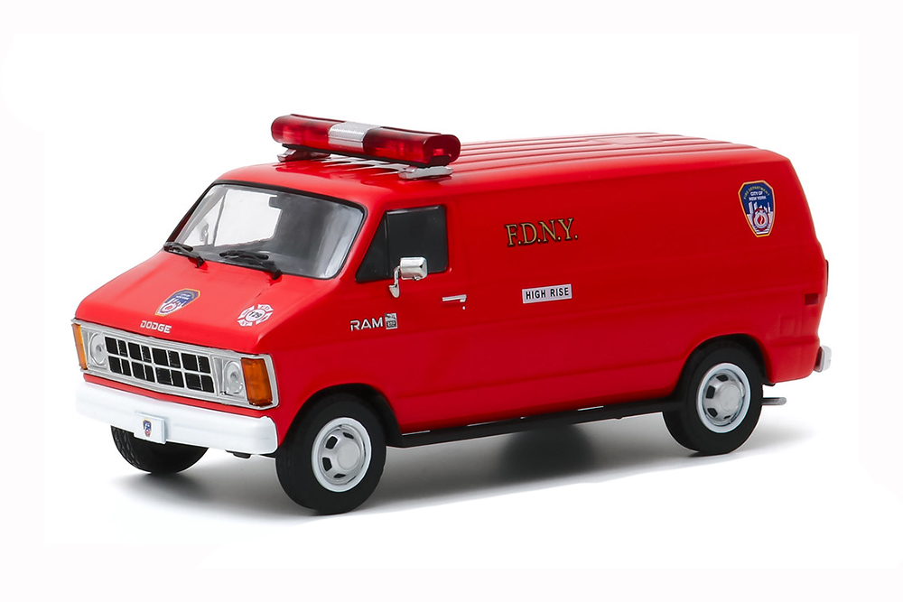 DODGE RAM B250 VAN FIRE DEPARTMENT CITY OF NEW YORK (FDNY) 1983