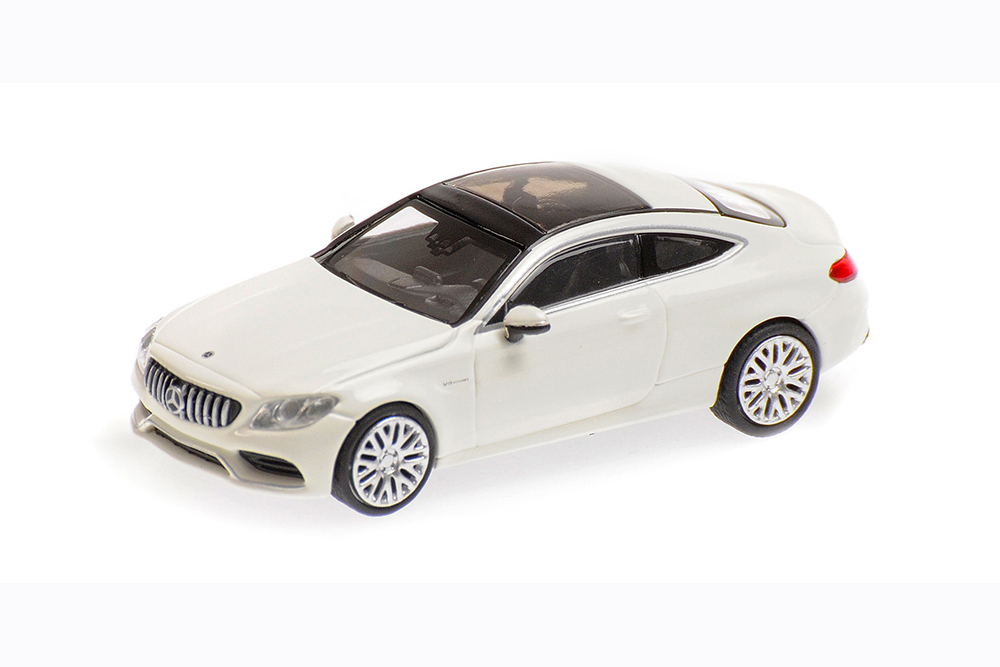 MERCEDES-AMG S205 C 63 C-CLASS COUPE 2015 WHITE (ДЛИНА МОДЕЛИ 3-5 СМ)