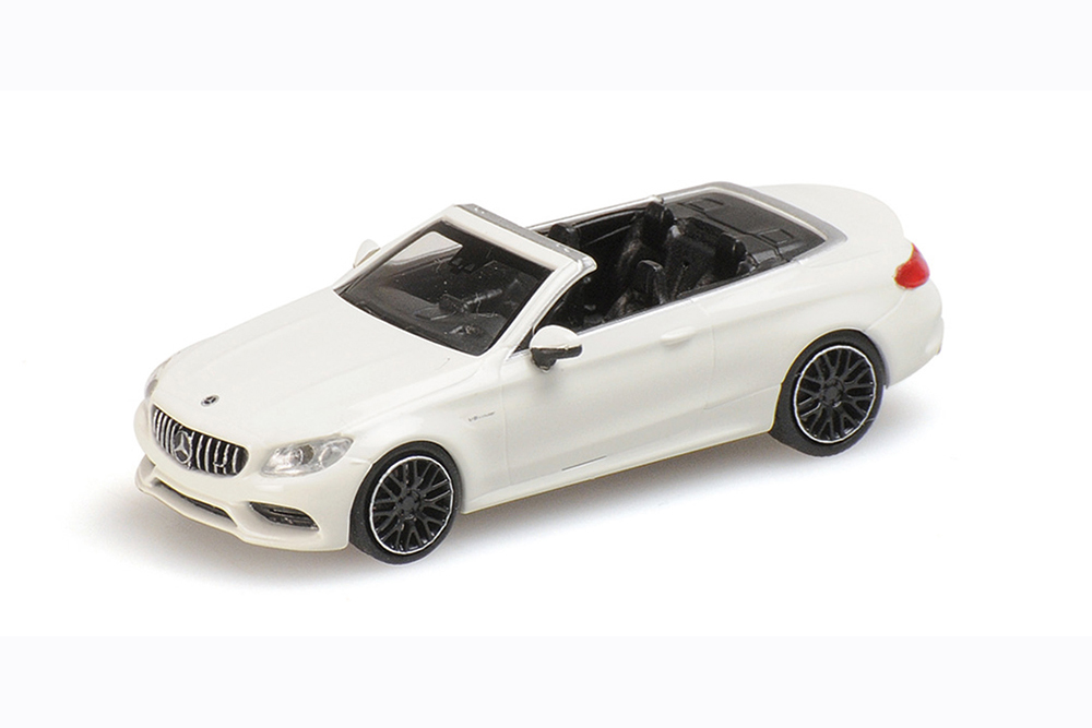 MERCEDES-AMG C 63 C-CLASS CABRIOLET 2016 WHITE (ДЛИНА МОДЕЛИ 3-5 СМ)