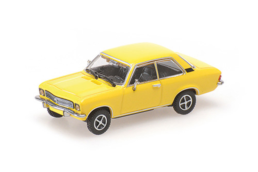 OPEL ASCONA 1970, YELLOW (ДЛИНА МОДЕЛИ 3-5 СМ)