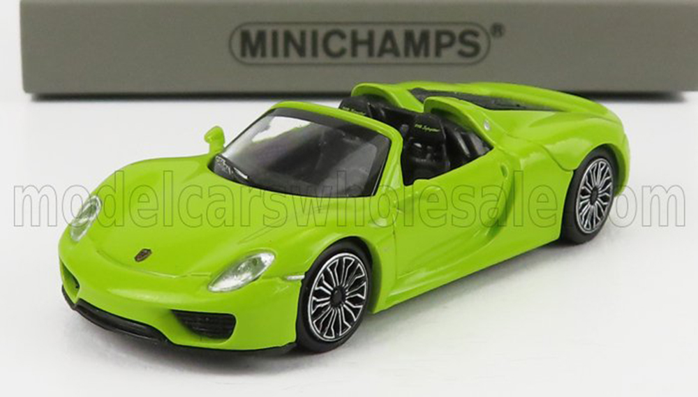 PORSCHE 918 SPYDER 2013, YELLOW (ДЛИНА МОДЕЛИ 3-5 СМ)