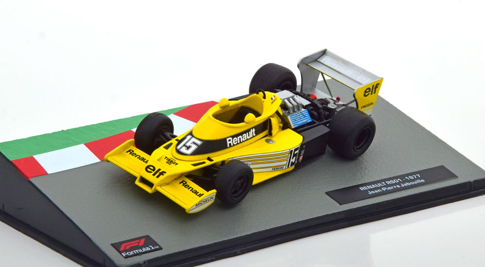 RENAULT RS01 BRITISH GP 1977 J.P.JABOUILLE #15