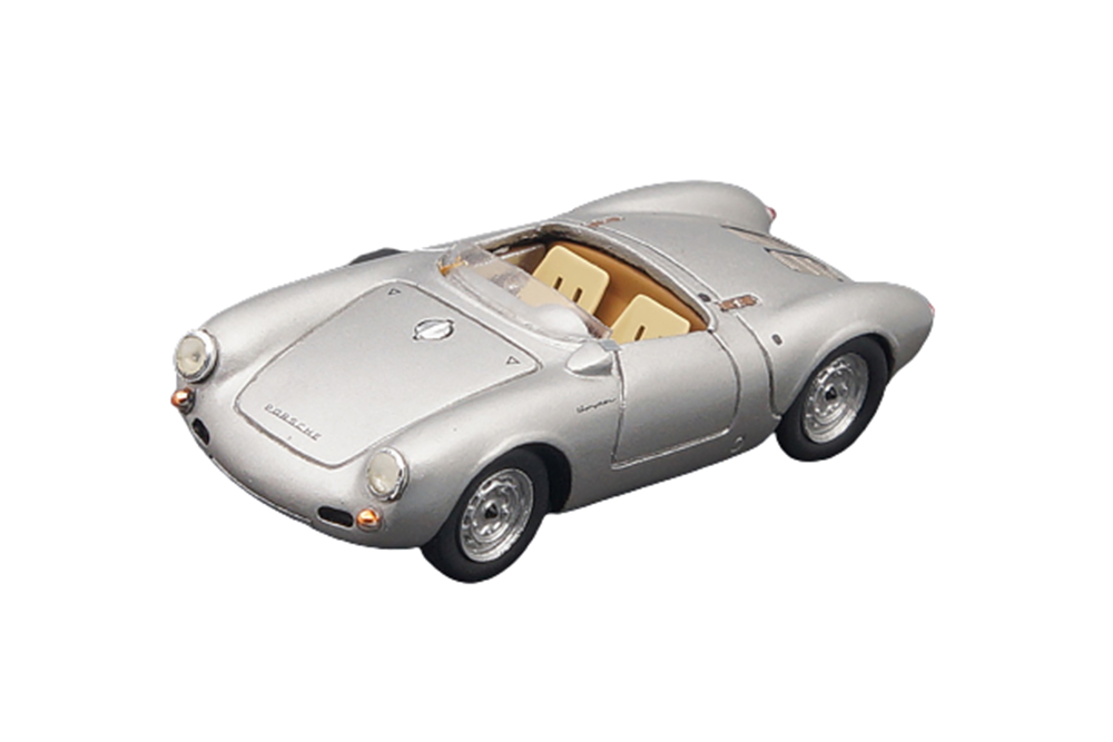PORSCHE 550 SPYDER SILVER (ДЛИНА МОДЕЛИ 3-5 СМ)