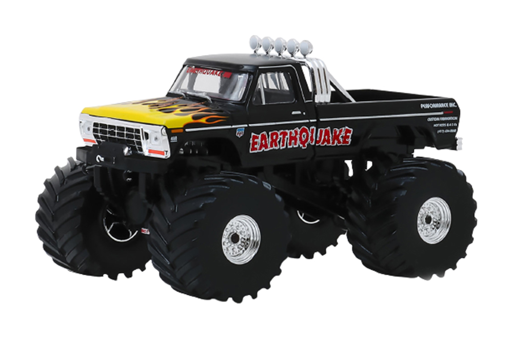 FORD F-250 MONSTER TRUCK EARTHQUAKE 1975 66 INCH WHEELS