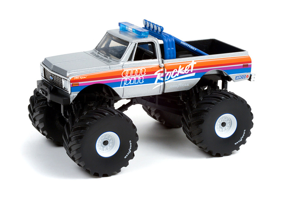 CHEVROLET K-10 MONSTER TRUCK BIGFOOT ROCKET 1972 (КОЛЕСА 66 ДЮЙМОВ)
