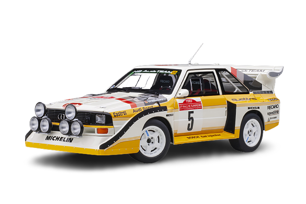 AUDI SPORT QUATTRO S1 #5 RALLY SAN REMO 1985 WINNER