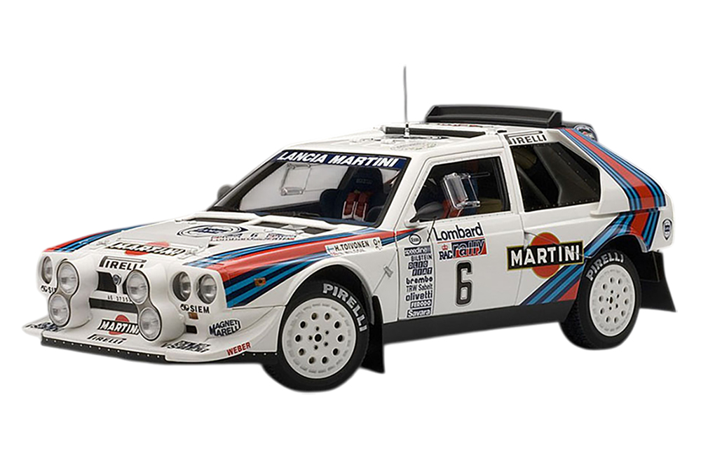 LANCIA DELTA S4 MARTINI RACING N 6 WINNER RALLY RAC LOMBARD 1985 HENRI TOIVONEN NEIL WILSON